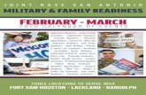 JOINT BASE SAN ANTONIO MILITARY & FAMILY READINESS Calendars/2020-… · General Resume Writing 11 10 p. 17 JBSA-LAK General Resume Writing 12 11 p. 10 JBSA-FSH Interviewing Skills