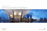 2013 Sustainability Highlights - Marina Bay Sands | Singapore … · 2020-06-16 · improvements, offer sustainable business solutions, engage key stakeholders and ensure that we
