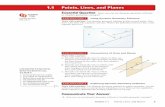 1.1 Points, Lines, and Planes - Weebly · 2020-03-18 · 4 Chapter 1 Basics of Geometry 1.1 Lesson Collinear points are points that lie on the same line.Coplanar points are points