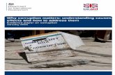 Why corruption matters: understanding causes, effects and how … · 2016-08-02 · Why corruption matters: understanding causes, effects and how to address them Evidence paper on