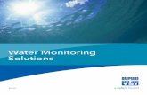 Water Monitoring Solutions - Xylem Analytics · 2016-01-07 · monitoring 600XL / 600XLM V2 sondes • Ideal for water level monitoring, ground water and surface water monitoring