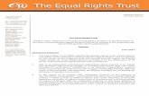 The Equal Rights Trust · The Equal Rights Trust (ERT) submits this parallel report to the United Nations Committee on the Elimination of Discrimination Against Women (the Committee)
