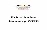 Price Index January 2020 - Maryland.gov Enterprise Agency ...67$7( +,*+:$< $'0,1,675$7,21 3ulfh ,qgh[ 3djh 0$5