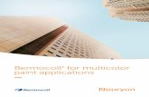 Bermocoll for multicolor paint applications · 2018-12-12 · MCP:s a higher dose of Bermocoll EHM 500 is recommended for increased gel strength. Bermocoll EBM 8000 is a cost-efficient