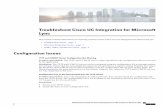 Troubleshoot Cisco UC Integration for Microsoft Lync€¦ · Troubleshoot Cisco UC Integration for Microsoft Lync ThesectioncontainsinformationonresolvingcommonissueswithCiscoUCIntegrationforMicrosoftLync.