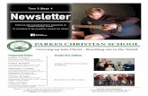 Term 3 Week 4 Newsletter - Parkes Christian School · marked for the HSC within the next four or five weeks, and their hard work definitely . showed. There was an outstanding response