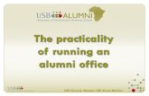 Edith Kennedy, Manager: USB Alumni Relations · The USB aims to establish lifelong involvement with its alumni! Our objectives: • To ensure that our alumni advocate the USB by being