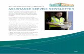 Tasmanian Forestry Workers ASSISTANCE SERVICE NEWSLETTER€¦ · PAGE 1 Tasmanian Forestry Workers ASSISTANCE SERVICE NEWSLETTER With Christmas and the holiday break just around the