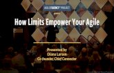 presents How Limits Empower Your Agile · 2020-05-12 · agilefluency.org AGILEFLUENCY ™PROJECT OPTIMIZING Excellent product decisions Eliminate hand-offs and wait time Innovation/disruption
