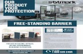 Free-Standing Barrier · 2020-06-15 · Free-Standing Barrier Our Product Your protection 1 800 328 2495 CALL US NOW For use in Salons, offices, or any environment requiring separation