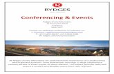 Conferencing & Events · Conferencing & Events Rydges Snowy Mountains 10 Kosciuszko Road Jindabyne NSW 2627 Contact our dedicated conference co-ordinator on: E: functions_rydgessnowymountains@evt.com