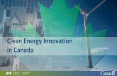 Clean Energy Innovation in Canada (Webinar Presentation) · 2016-12-07 · 7 Canada has a strong federal mandate for clean growth… Canada's vision for a clean, innovative economy
