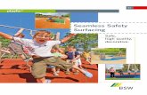 Seamless Safety Surfacing · The playfix® aqua safety surfacing provides impact protection in water play areas. The surface remains slip-resistant even when wet, and its open-pored