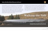 Walking the Talk - Earth to Sky Partnership...least, we thank you for literally “walking the talk” by choosing to use this sidewalk instead of driving the car! This photovoltaic