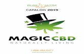 Home - Magic CBD - CATALOG 2019...PLUS KRATOM 44 CAPS PLUS KRATOM 50 GRAMS • Serving size: 4 Capsules. • Serving per container: 11. • Amount per serving: 2600 mg Mitragyna Speciosa