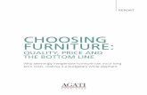 CHOOSING FURNITURE - E&I Cooperative Services€¦ · Furniture also imposes environmental costs in its manufacture and disposal. In North America, 80% of furniture is simply dumped