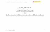 CHAPTER-1 INTRODUCTION On Information Communication … · 2014-08-05 · A Study on Information Communication Technology 8 S.R.N Adarsh College 3) E-passbook E-passbook allows EPF