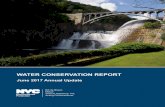 WATER CONSERVATION REPORT - New York...would spur water savings at wastewater treatment plants. As part of the third Commissioner’s Water Challenge, additional effort was made to