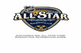 2016 HONDA NHL ALL-STAR GAME INTERACTIVE …...2016 Honda NHL All-Star Media Schedule of Events ... 2016 HONDA NHL ALL-STAR GAME PARTICIPANTS – BY TEAM Rosters as of Thursday, Jan.