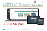 Learning Site CANVAS LTI INTEGRATION Guide · Partnership Wayside Publishing partners with schools, districts, and states around the country to ensure students and teachers have access