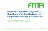 Paycheck Protection Program 103: How Nonprofits Can ... · Covered Period The 8-week (56 day) period starting the day PPP loan funds hit your bank account. (Ex. Funds received April