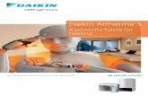 Daikin Altherma 3 Brochure · 3 Table of contents Daikin Altherma 3 with R-32 4 Bluevolution wall mounted unit 5 Domestic hot water 6 Always in control 9 Supporting tools 10
