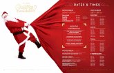 dates & times - Fairmont Scottsdale Princess · dates & times NOV. 30th Skating, Santa, S'moresland & Train opens at 4PM 26 CHRISTMASATTHEPRINCESS SCOTTSDALEPRINCESSCOM 27. Created