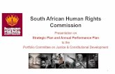 South African Human Rights Commissionpmg-assets.s3-website-eu-west-1.amazonaws.com/130430... · 2015-01-27 · – 100% Implementation of Annual SAHRC Action Plan based on outcomes