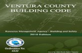VENTURA COUNTY€¦ · - 2 - The Ventura County Building Code, as shown herewith, is a compilation of the following ordinances adopted by the Ventura County Board of Supervisors.