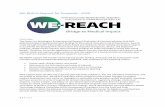 WE-REACH Request for Proposals 2020 - Amazon S3€¦ · The Declaration of Intent involves creating a profile in WE-REACH’s partner CoMotion Advisory Solutions (CAS) database. The
