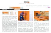 SCHLUTER -KERDI-BOARDpdf.lowes.com/howtoguides/4011832142529_how.pdf · KERDI-BOARD is suitable for: creating tile substrates on masonry walls, wood or metal framing, and other finished