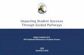 Impacting Student Success Through Guided Pathways...2016 • Career & Academic Communities • Milestones & Common 1. st. 15 . 2017 ... Monitor Progress - Triad Leadership Team ...