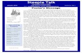 Steeple Talk - First Congregational Church · January 2018-4443376 FAX 603 6589 Volume 46, Issue 1 EMAIL: fstcong@myfairpoint.net WEBSITE: Contents January Calendar 2 “Classifieds”