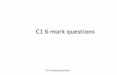 C1 6 mark questions - WordPress.com...C1 6 mark questions Cont.... Answer 7 (Higher) June 2013. Butane C H is a hydrocarbon. , 4 10' Butane is used as a fuel in a camping stove. Butane