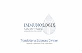 Translational Sciences Division...support drug programs from discovery-to-post-market and spanning multiple disease indications. • Externally, Devangi has special interests in advancing