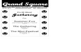 Grand Square - NNJSDA · Grand Square KEEPING THE SQUARE DANCE COMMUNITY INFORMED Published 3 Times a Dance Season Print Circulation: 1,100 Online at: Deadline Due Out Theme July