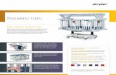 Cub Pediatric Crib Spec Sheet - Stryker Corporation€¦ · The Cub Pediatric Crib has a simple, safe design that’s warm friendly appearance cultivates a comforting environment