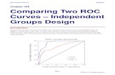 Comparing Two ROC Curves – Independent Groups Design · AUC may be calculated. AUC of an Empirical ROC Curve The empirical (nonparametric) method by DeLong et al. (1988) is a popular