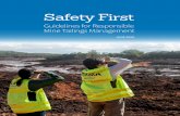 Safety First - earthworks.org...management practices based on clearly identified outcomes, and monitoring to determine if management actions are meeting desired outcomes. If outcomes