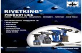 RIVETKING® TOOLS FOR BLIND RIVETSrivet.com/wp-content/uploads/2018/08/Rivet-King... · The RK-50SP is a proven and cost effective alternative to spin-spin models. With Pneudraulic