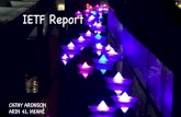 IETF Report€¦ · About This Presentation This presentation is an official IETF report – This report covers TWO IETFs, IETF 100 and IETF 101 – This is not an in-depth IETF report