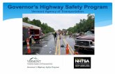 Governor’s Highway Safety Program - Vermontghsp.vermont.gov/sites/ghsp/files/documents...a) Improve Young Driver Safety; b) Improve Older Driver Safety Curb Speeding and Aggressive