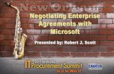Negotiating Enterprise Agreements with Microsoft...Apps & device management (InTune, Azure Active Directory) Analytics (Delve) Security & compliance (encryption, threat analytics)
