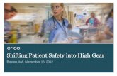 Shifting Patient Safety into High Gear/media/Files/CRICO/HighGearPresenta… · Shifting Patient Safety into High Gear Lessons in Medication Safety Jeffrey Rothschild, MD, MPH Brigham