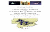 Briefing Booklet Structured Expert Judgment Ecological and ...Briefing Booklet for Structured Expert Judgment on the Ecological and Economic Impacts of ... Laurentian Great Lakes Fall