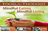 Spring 2015 Mindful Eating Mindful Living · Mindful Eating Mindful Living Food for Thought A publication of The Center for Mindful Eating ~ Food, Sustainability & Mindfulness page