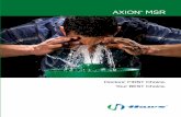 AXION Broch 11x17 2018 finalSHOWERHEAD • Integral ﬂ ow control to regulate ﬂ ow rate • Consistent hydrodynamic ﬂ ow provides comfortable water pressure for full