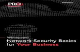 PRO OnCall Technology - Whitepaper Network …...PRO OnCall Network Security Basics for Your usiness A lot of SMB owners mistakenly think the key to protecting their organization is