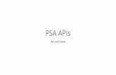 PSA APIs - siot-hackathon.github.io · •Fully documented in ARM IHI 0085 •TF-M master is slightly behind the spec (1.0.0) –1.0.1 is currently ... create certificate and send