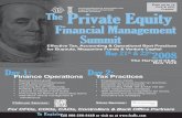Earn up to 14 Credits* TheResearch Private EquityThe Private Equity Financial Management Summit For CFOs, COOs, CAOs, Controllers & Back Office Partners 2008 The Harvard Club, New